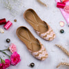 Aafreen - Glittering Pink Juttis